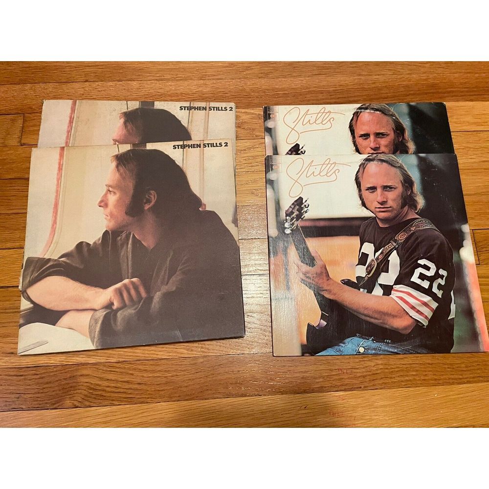 Stephen Stills Lot Of 4 Albums Vinyl Records Vtg Classic
